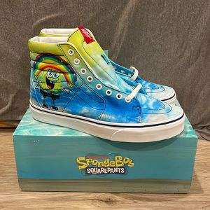 Brand new sponge bob sk8 high mens sz 9